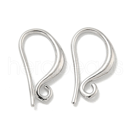 Brass Earring Hooks X-KK-L075-008P-1