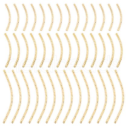 HOBBIESAY 60Pcs 3 Style Brass Tube Beads KK-HY0001-90-1