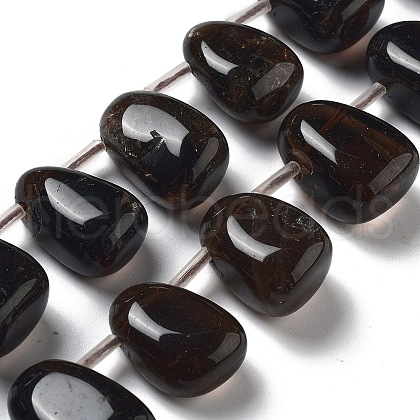 Natural Smoky Quartz Beads Strands G-P528-E09-01-1