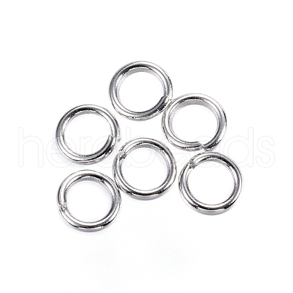304 Stainless Steel Jump Rings STAS-E147-39P-4.5mm-1