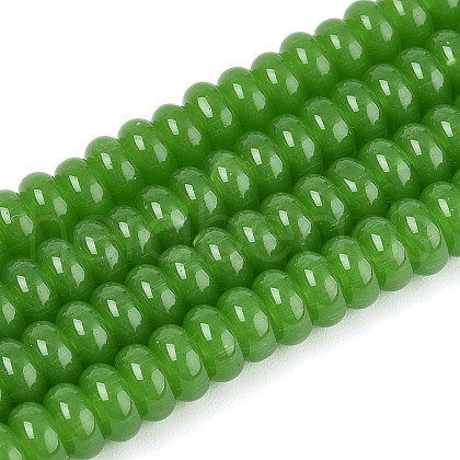 Imitation Jade Glass Beads GLAA-ZX008-6mm-17G-1