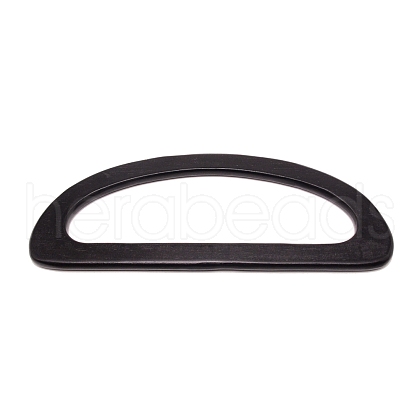 D-shape Wooden Bag Handles DIY-WH0185-34A-1