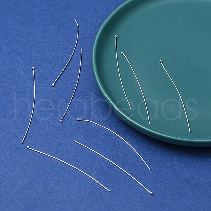 100Pcs Brass Ball Head Pins KK-YW0002-42S-1