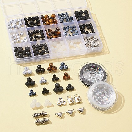 DIY Gemstone Bracelet Making Kit DIY-FS0003-40-1