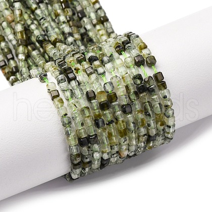 Natural Prehnite Beads Strand G-RM241221-K3-1