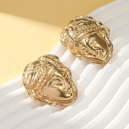 Alloy Stud Earrings FS-WG2070E-04-1