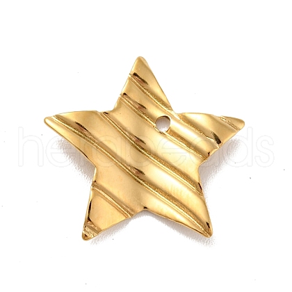 304 Stainless Steel Pendants STAS-D187-03G-1