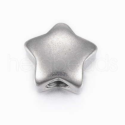 Tarnish Resistant 304 Stainless Steel Beads STAS-H398-31P-1
