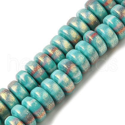 Handmade Polymer Clay Beads Strands CLAY-H006-03R-1