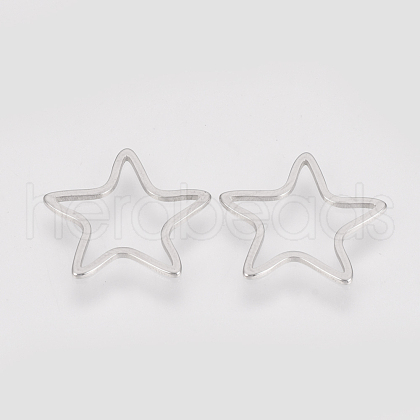 Tarnish Resistant 304 Stainless Steel Linking Ring STAS-S079-16B-1