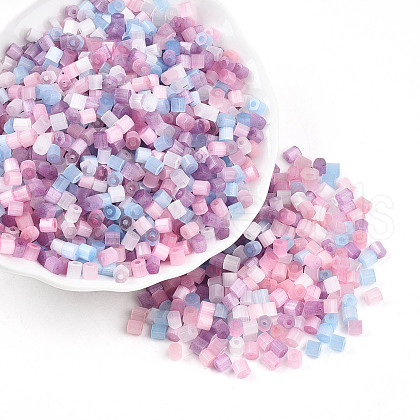 6/0 Transparent Colours Glass Seed Beads SEED-N007-22B-1