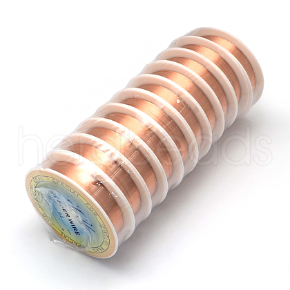 Round Copper Jewelry Wire CWIR-S002-0.2mm-03-1