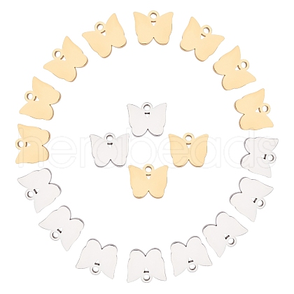 Unicraftale 20pcs 304 Stainless Steel Charms STAS-UN0025-34-1