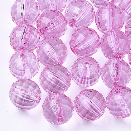 Transparent Acrylic Beads PL544Y-3-1