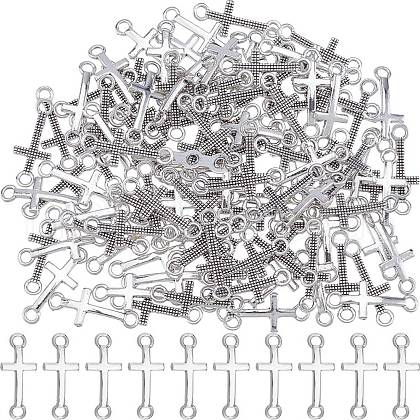 SUNNYCLUE 120Pcs Tibetan Style Alloy Connector Charms FIND-SC0007-92-1