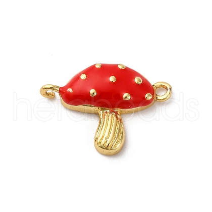 Brass Enamel Connector Charms KK-I276-14G-02-1