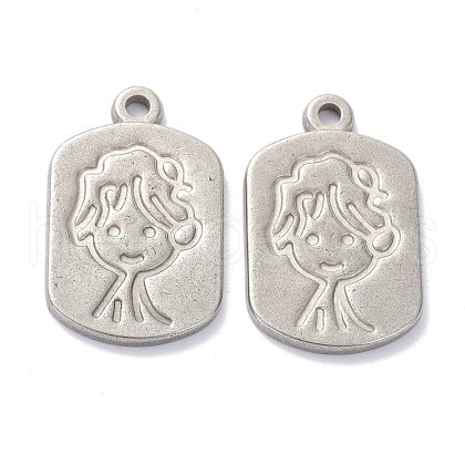 Non-Tarnish 304 Stainless Steel Pendants STAS-K216-26P-1