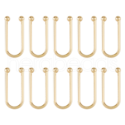 SUPERFINDINGS 10Pcs Alloy Bikini Clips FIND-FH0009-23LG-1