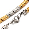 202 Stainless Steel Box Chain Necklaces STAS-A100-10-1
