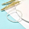 Faceted Glass Rondelle Beads Stretch Bracelet for Kid BJEW-JB06807-14-2
