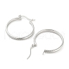 Non-Tarnish 304 Stainless Steel Hoop Earrings EJEW-I290-06P-2