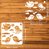 PET Hollow Out Drawing Painting Stencils DIY-WH0391-0494-2
