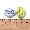 Resin Pendants CRES-U007-02P-3