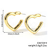 Geometric Shiny Plastic Stud Earrings FD4896-9-1