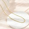 Brass Rope Chain Necklaces NJEW-A042-04G-5