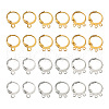  Jewelry 180Pcs 6 Style Brass Leverback Earring Findings KK-PJ0001-19-1