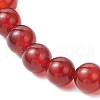 Natural Carnelian Stretch Bracelets BJEW-JB11968-01-4