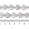 Natural Blue Chalcedony Beads Strands G-B044-B12-01-5