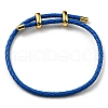 Leather Braided Cord Bracelets BJEW-G675-06G-12-1