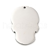 Non-Tarnish Printed 201 Stainless Steel Sugar Skull Pendants STAS-E174-01P-02-3