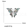 Butterfly Abalone Shell/Paua Shell Brooch Pins PW-WG1F80C-01-5