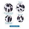 20Pcs 2 Colors Silicone Beads SIL-TA0001-07A-11