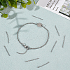 Unicraftale 120Pcs 304 Stainless Steel Curb Chains Extender STAS-UN0059-36P-2