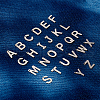 304 Stainless Steel Alphabet Letter Charms STAS-PH0019-70-4