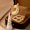 Peacock Alloy Cuff Bangles & Cuff Rings Sets FS-WG082E5-01-4