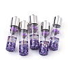 Transparent Glass Bottle Pendants GLAA-T001-05C-1