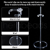 Transparent Acrylic Doll Display Holder ODIS-WH0061-27-4