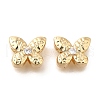 Brass Micro Pave Cubic Zirconia KK-Q001-04G-02-1