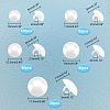   300Pcs 5 Style 1-Hole Resin Shank Buttons BUTT-PH0001-17-4
