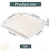 Square Wood Covered with Velvet Jewelry Display Trays ODIS-WH0329-41B-2
