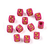 Plating Acrylic Beads OACR-N140-01A-S-1