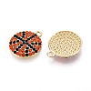 Alloy Pendants PALLOY-R153-01G-03-2