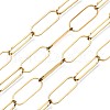304 Stainless Steel Paperclip Chains Chains CHS-T003-25G-1