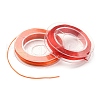 7 Rolls 7 Colors Flat Elastic Crystal String Set EW-YW0001-09-3