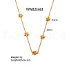 304 Stainless Steel Rhinestone Necklaces FS-WG063C6-02-1
