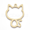 Aluminium Kitten Pendants ALUM-T001-106G-1